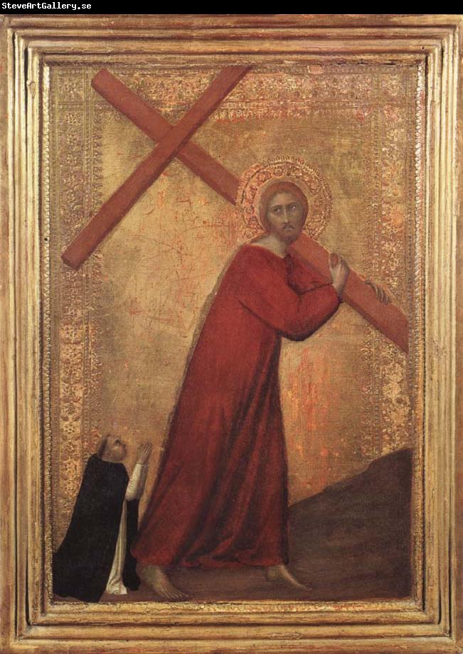 Barna da Siena Christ Bearing the Cross